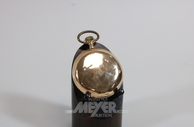 Taschenuhr, 585er Gelbgold