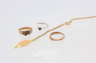 kl. Posten Bruchgold, u. a. Armband,