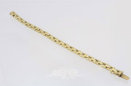 Gliederarmband, 585er Gelbgold,