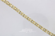 Gliederarmband, 585er Gelbgold,