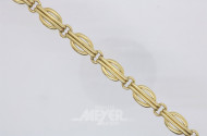 Gliederarmband, 585er Gelbgold,