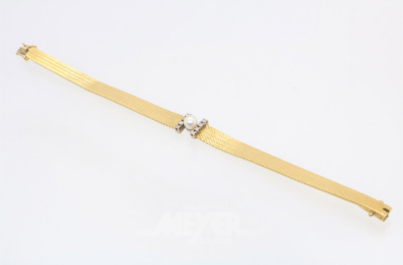 Damenarmband, 750er Gelbgold,