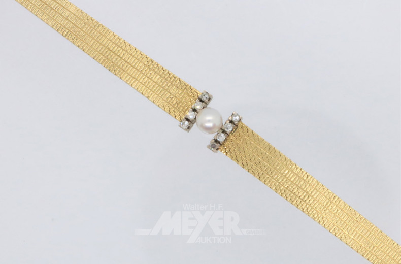 Damenarmband, 750er Gelbgold,