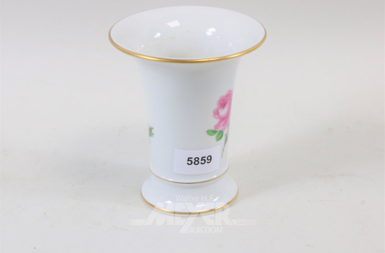 kl. Porzellan-Vase, MEISSEN,