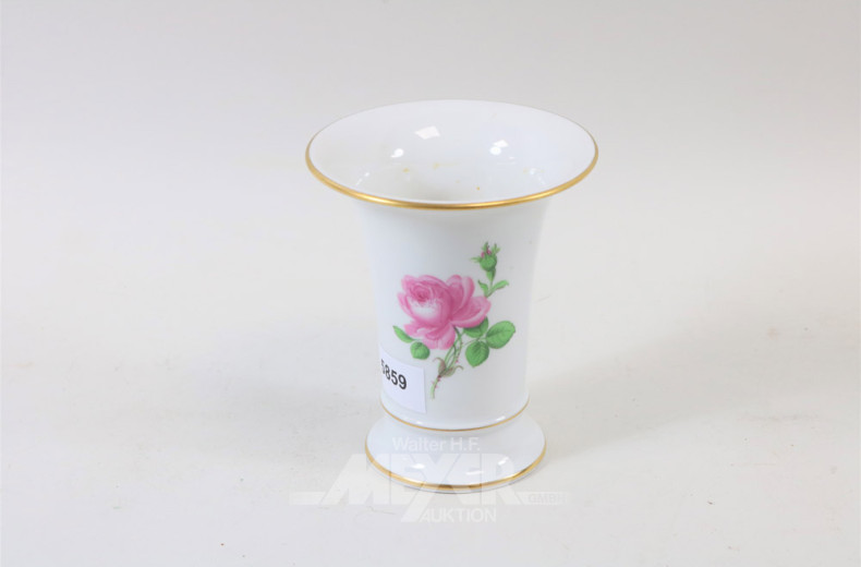 kl. Porzellan-Vase, MEISSEN,