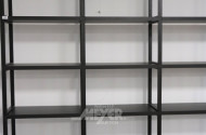 Aktenregalwand, offen