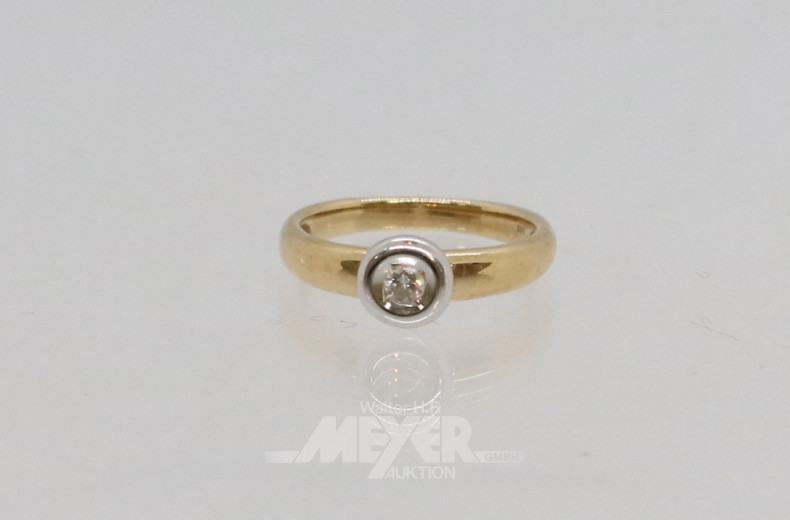 Damenring, 585er GG,