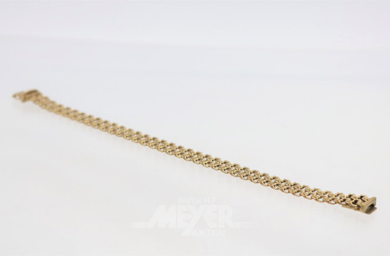 Armband, 333er GG, ca. 13 g.