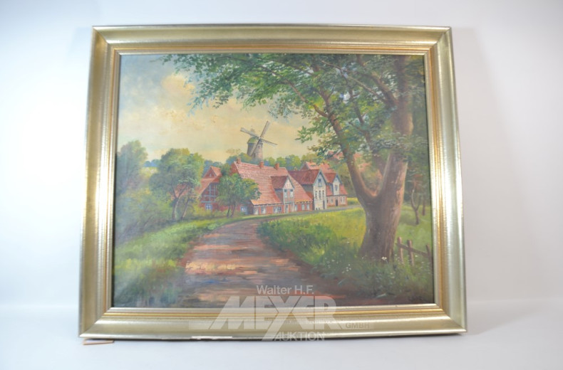 Gemälde ''Dorfansicht''