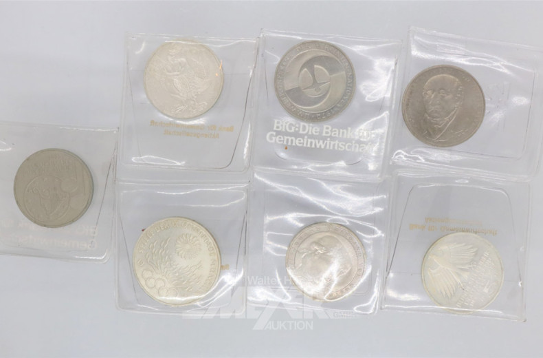 28 D-Mark-Münzen: