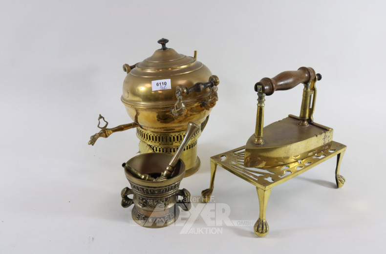 Posten versch. Messing-Dekorationen: