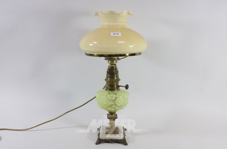 Petroleum-Lampe, elektrifiziert