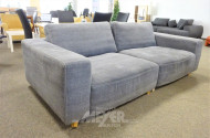 Sofa, Stoff grau, 2-tlg., 244 cm