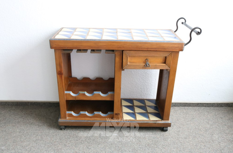 Barwagen mit Kachelplatte