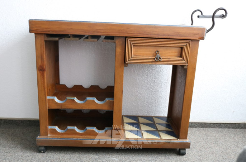 Barwagen mit Kachelplatte