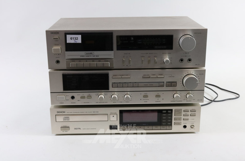 Hi-Fi-Anlage DENON, 3-teilig