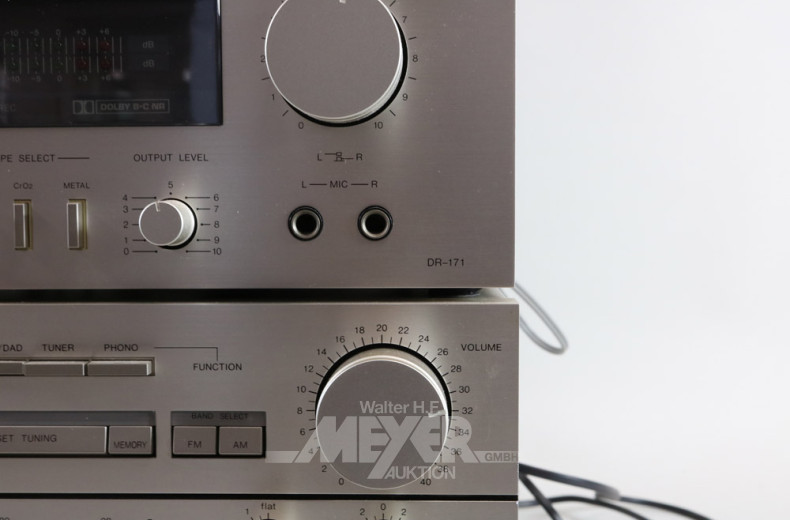 Hi-Fi-Anlage DENON, 3-teilig