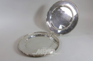 6 Platzteller, 925 Sterlingsilber,