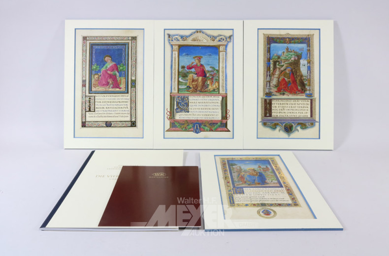 4 Tafeln ''Die 4 Evangelisten'',