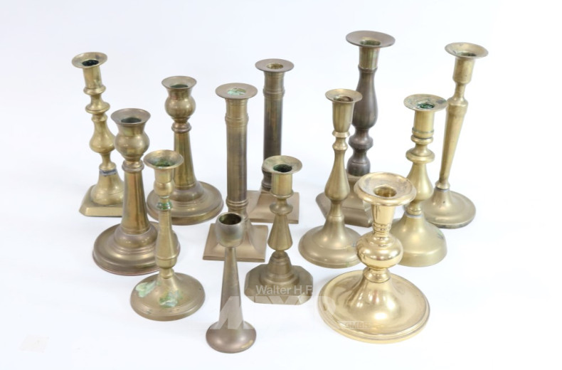 Posten versch. Kerzenleuchter