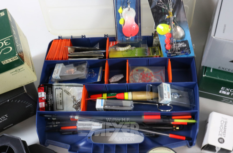 gr. Posten versch. Angeln und Zubehör: