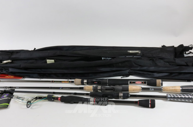 gr. Posten versch. Angeln und Zubehör:
