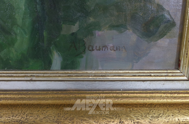 Gemälde ''Sonnenblumen mit Bienen'',