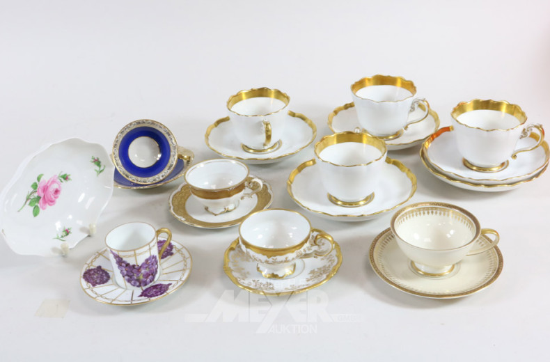 gr. Posten Porzellan-/Serviceteile,