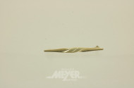 Anstecknadel, 333er GG, ca. 1,5 g.