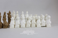 Satz Schachfiguren, asiatisch