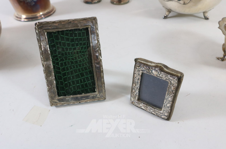 Posten versch. Plated-Dekoration: