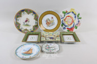 Posten versch. Porzellan: Teller,