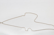 Kette, 585er WG, ca. 6g.,