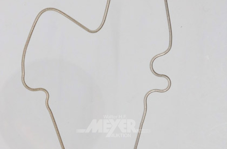 Kette, 585er WG, ca. 6g.,