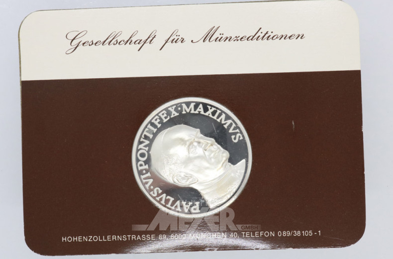 Medaille ''Paulus VI Pontifex Maximus''