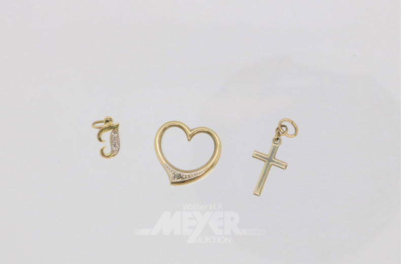 3 kl. Kettenanhänger: