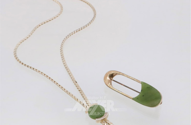 Schmuck-Set, Silber, 2-tlg.,