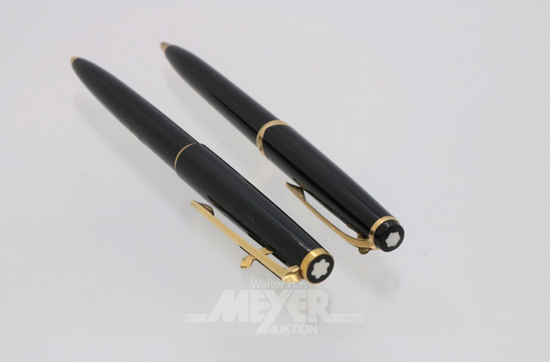 2 Kugelschreiber MONTBLANC