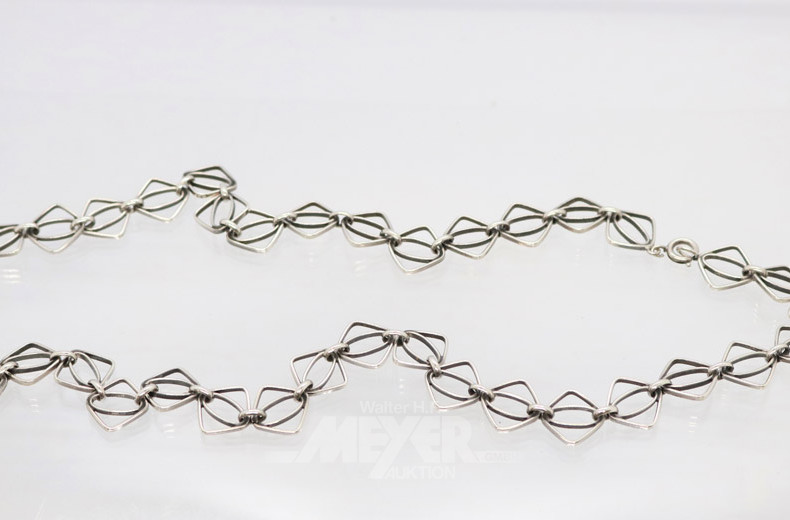 Kette, 835er Silber, ca. 46 g.