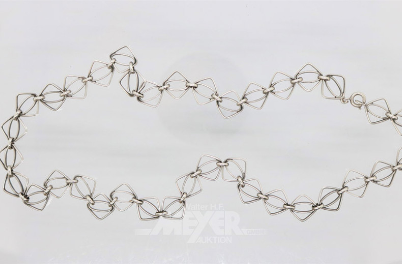 Kette, 835er Silber, ca. 46 g.