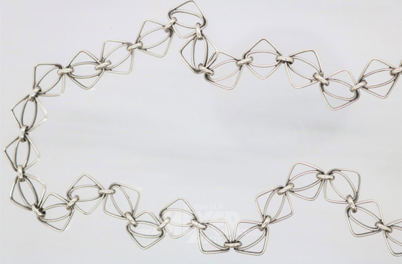 Kette, 835er Silber, ca. 46 g.