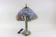 Tischlampe im Tiffanystil, 2-flammig