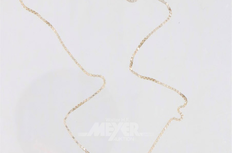 Kettchen, 750er WG, ca. 3g.,