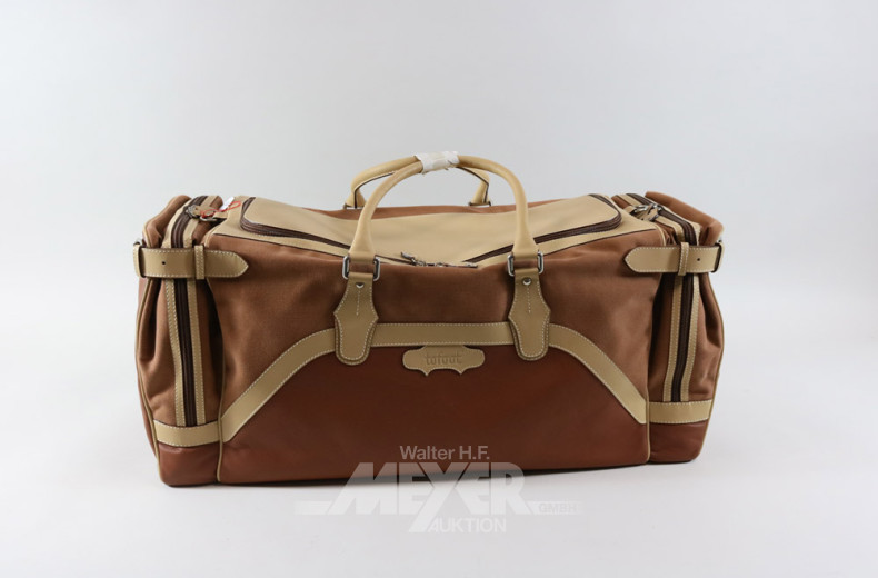 gr. Reisetasche, hellbraun, neuwertig,