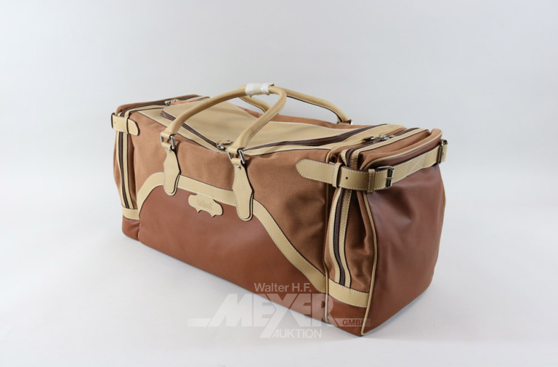 gr. Reisetasche, hellbraun, neuwertig,