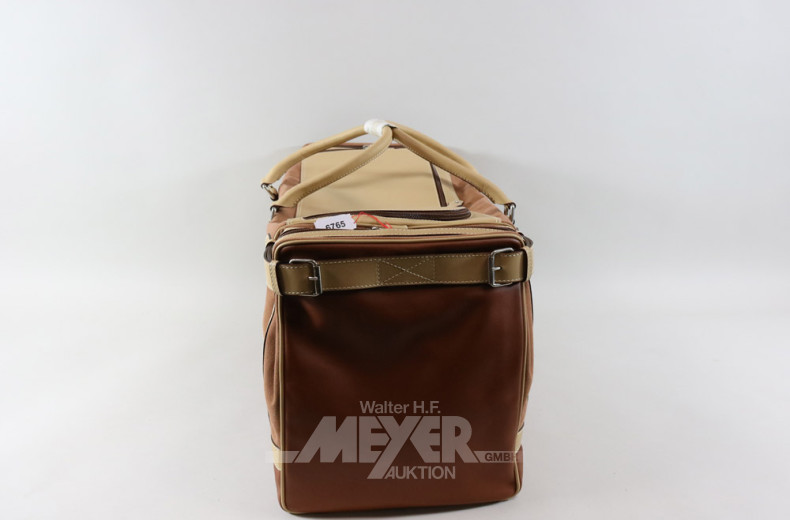 gr. Reisetasche, hellbraun, neuwertig,