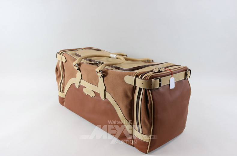 gr. Reisetasche, hellbraun, neuwertig,