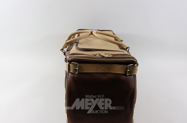 gr. Reisetasche, dunkelbraun, neuwertig,
