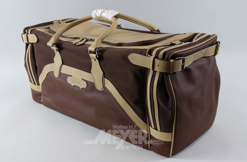 gr. Reisetasche, dunkelbraun, neuwertig,