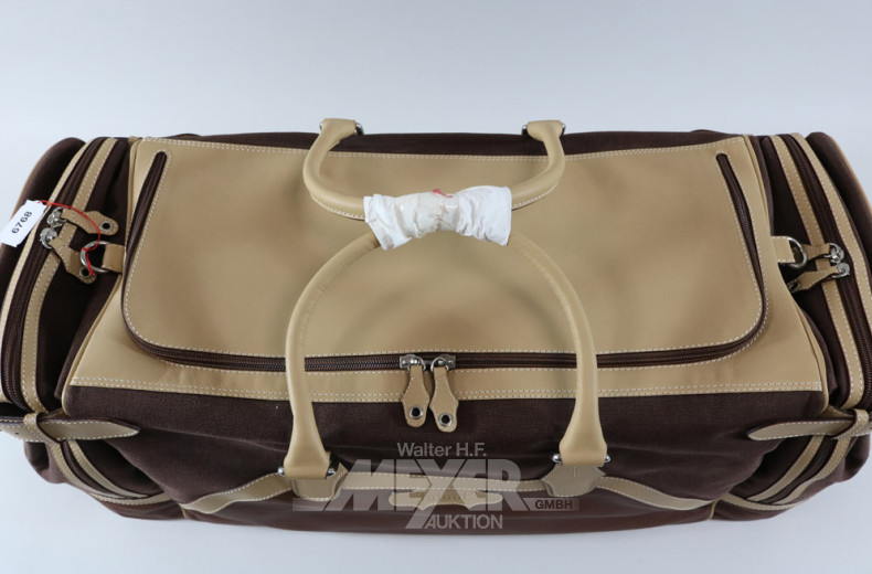 gr. Reisetasche, dunkelbraun, neuwertig,